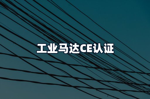 工业马达CE认证